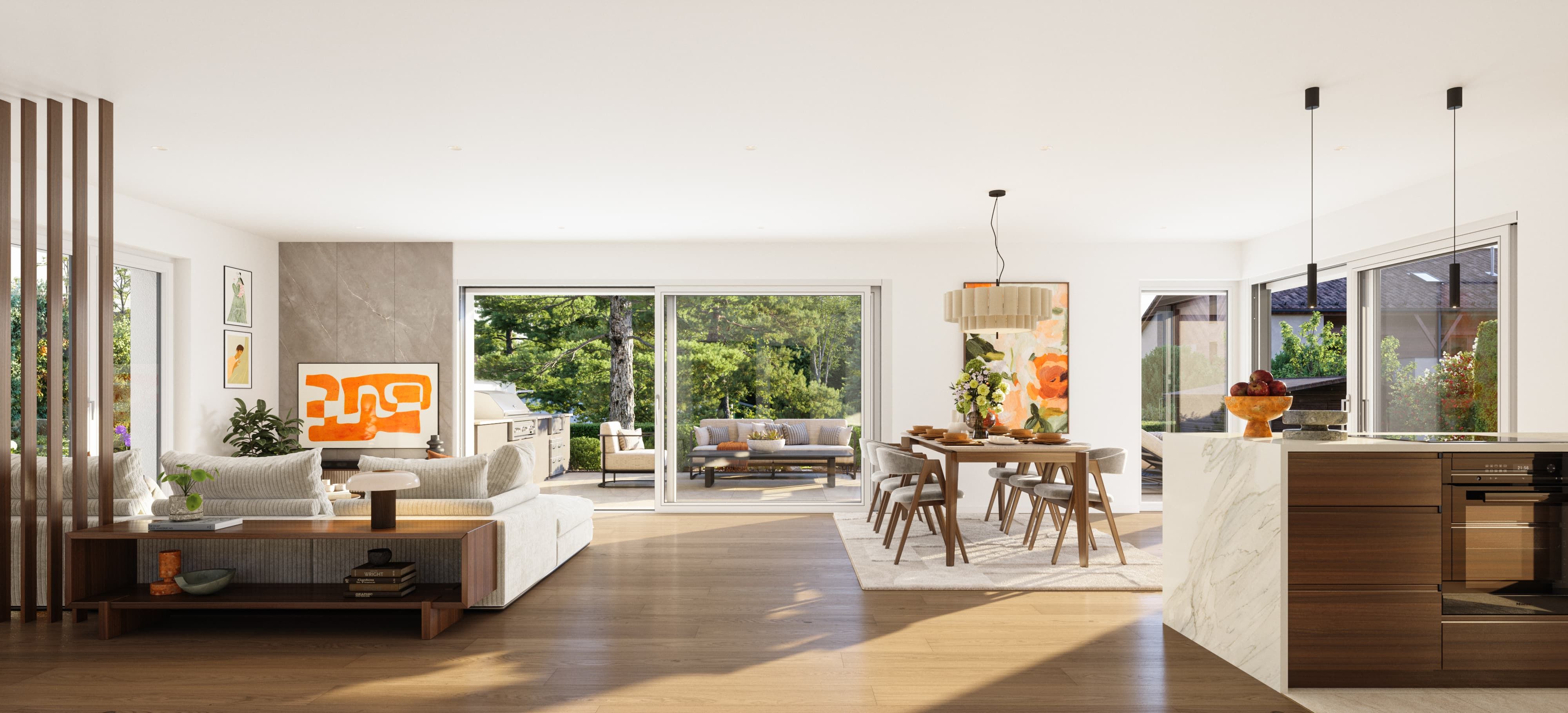 Combe 2 Prangins - vue de la facade extérieure